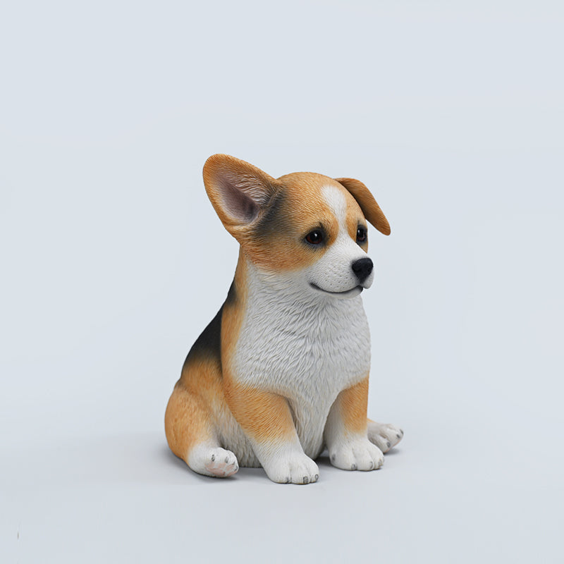 X42302 Corgi dog figurine dog statue decor for dog lovers