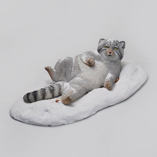 JXK172 Pallas's Cat, Manul statue for home decor, gifts for Animal Lovers