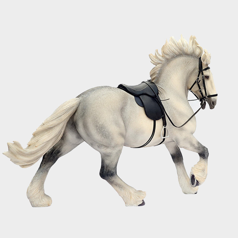 MRZ SH Shire Horse Statue Horse Figurine for Home Decor Gifts for Horse Lovers