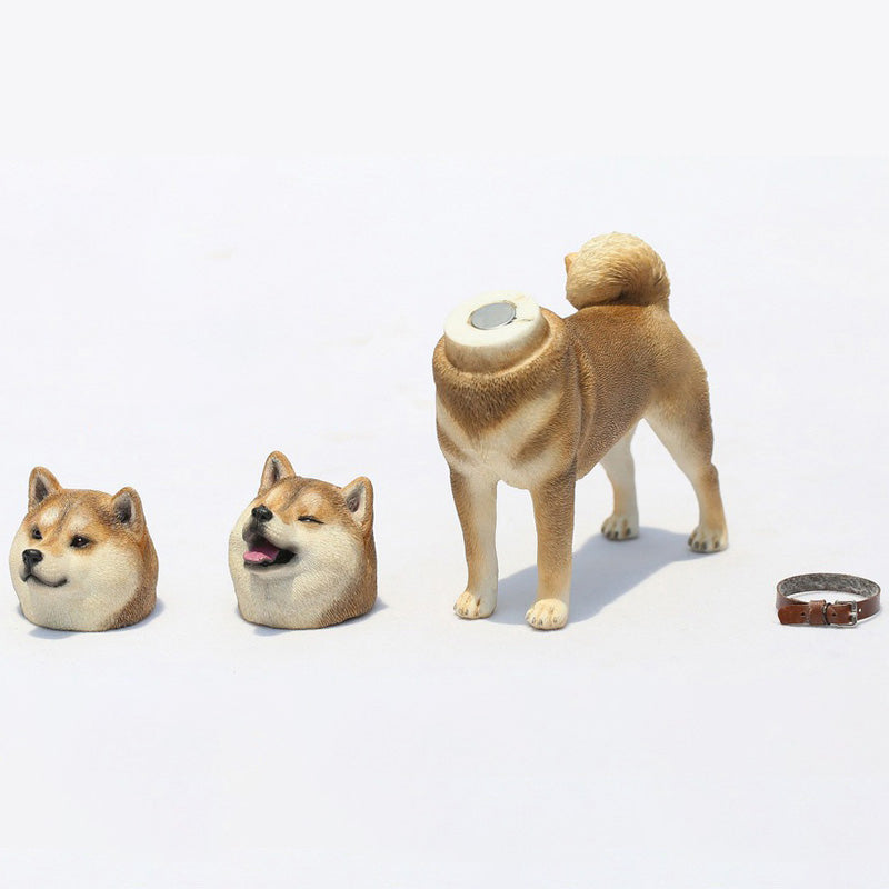 MRZ027 Shiba Inu Dog Statue, Dog Figurine Gift for Shiba Inu Lover