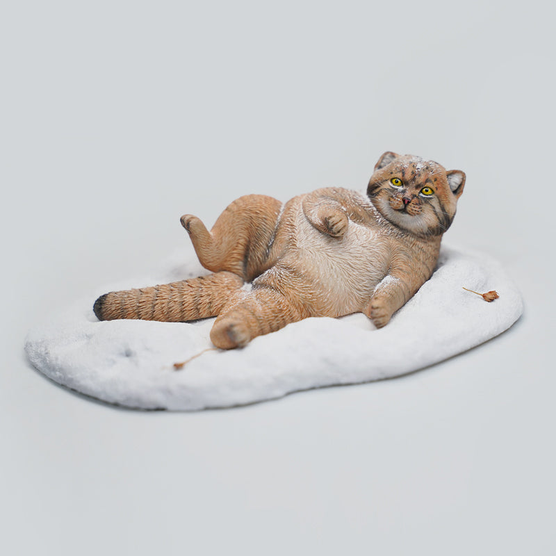 JXK172 Pallas's Cat, Manul statue for home decor, gifts for Animal Lovers