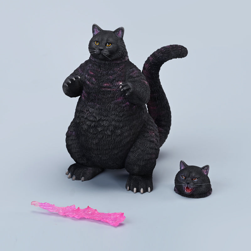 JXK226 Catzilla MeowZilla Godzicat Godzilla-shaped cat figurine