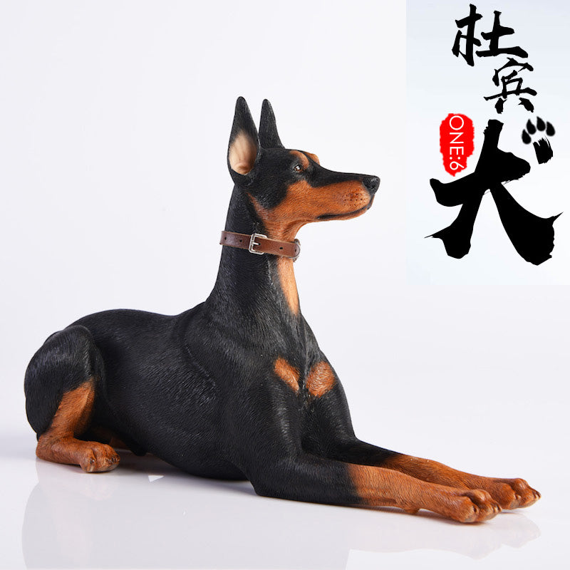 JXK004 Dobermann dog figurine dog statue for home decor gift for dog lovers