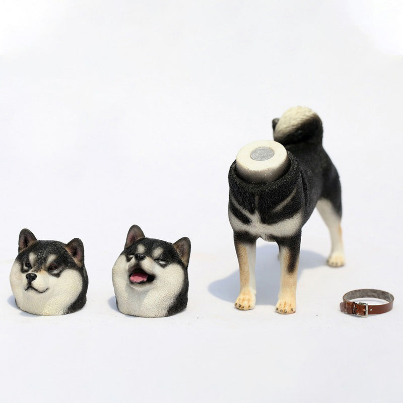 MRZ027 Shiba Inu Dog Statue, Dog Figurine Gift for Shiba Inu Lover