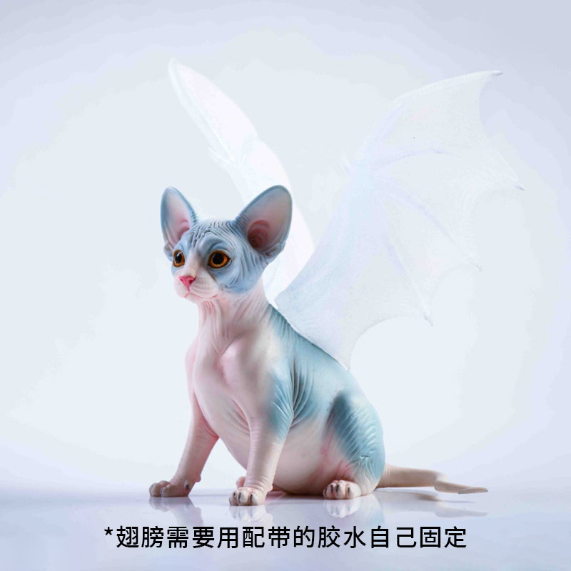 JXK048 Sphinx cat figurine resin cat statue for coffee table decor gifts for cat lovers