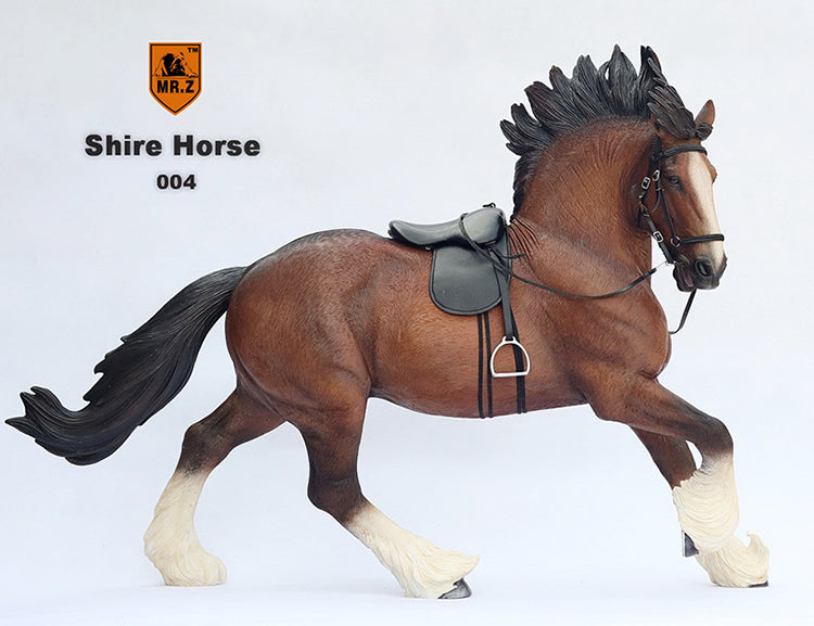 MRZ SH Shire Horse Statue Horse Figurine for Home Decor Gifts for Horse Lovers