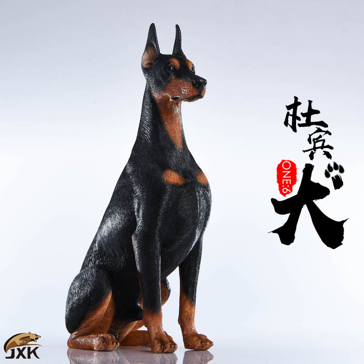 JXK004 Dobermann dog figurine dog statue for home decor gift for dog lovers