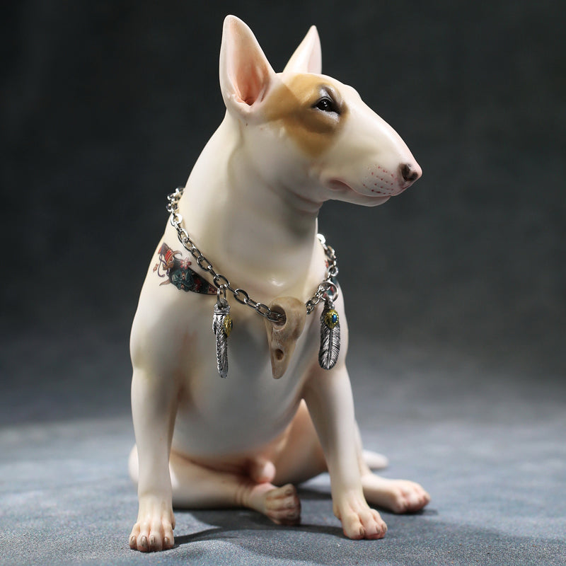 MRZ052 Bull Terrier dog statue for dog lovers