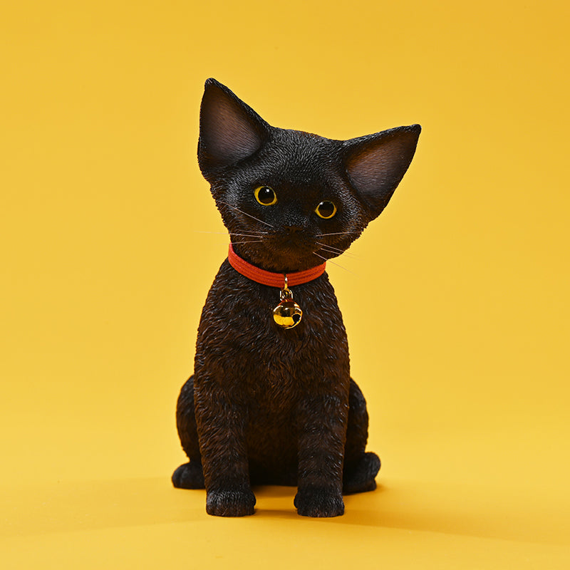 X32303 Devon Cat Figurine Resin Cat Statue for Desktop Gifts for Cat Lovers