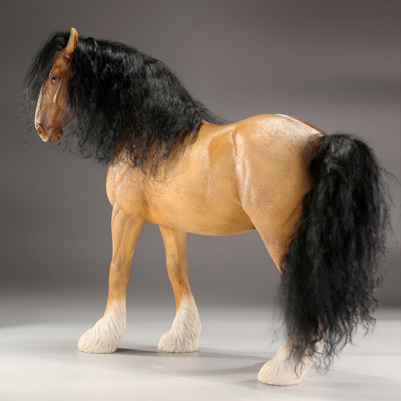 MRZ058 Shire Horse Statue Horse Figurine for Home Decor Gifts for Horse Lovers