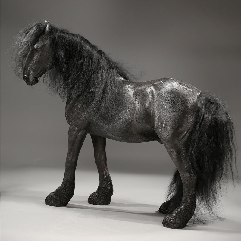 MRZ058 Shire Horse Statue Horse Figurine for Home Decor Gifts for Horse Lovers