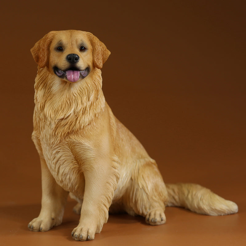 MRZ057 Golden Retriever dog statue for dog lovers