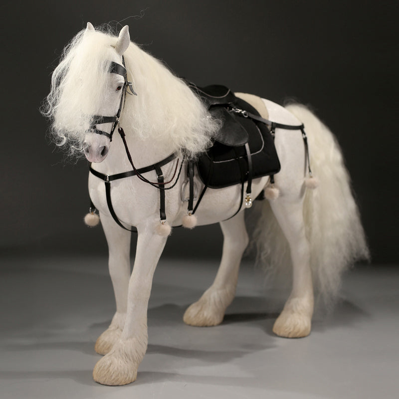 MRZ058 Shire Horse Statue Horse Figurine for Home Decor Gifts for Horse Lovers