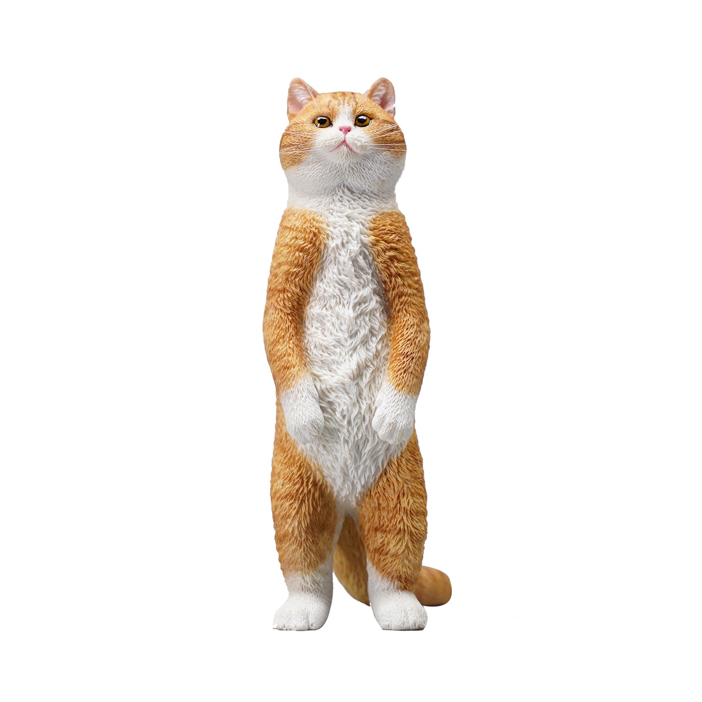 JXK084 Sitting cat figurine resin cat statue for coffee table decor gift for cat lovers