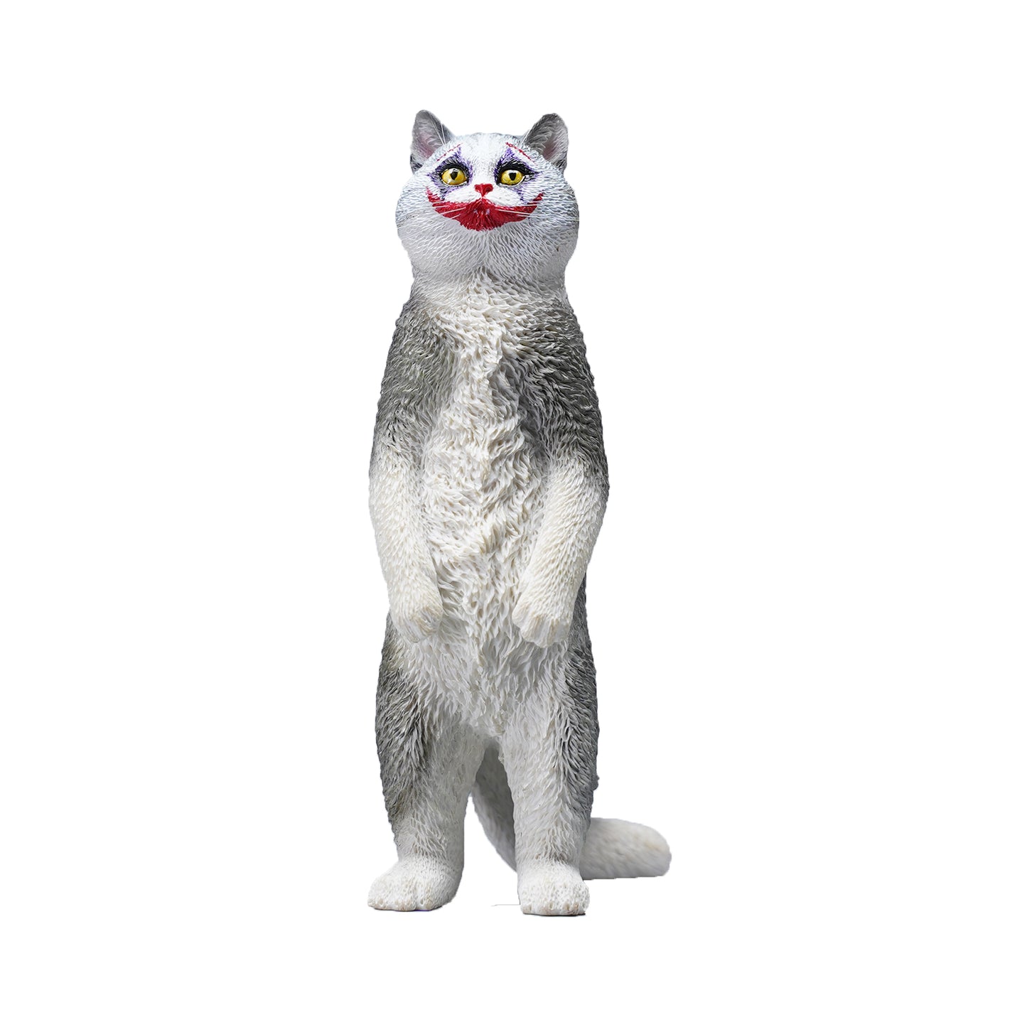 JXK084 Sitting cat figurine resin cat statue for coffee table decor gift for cat lovers