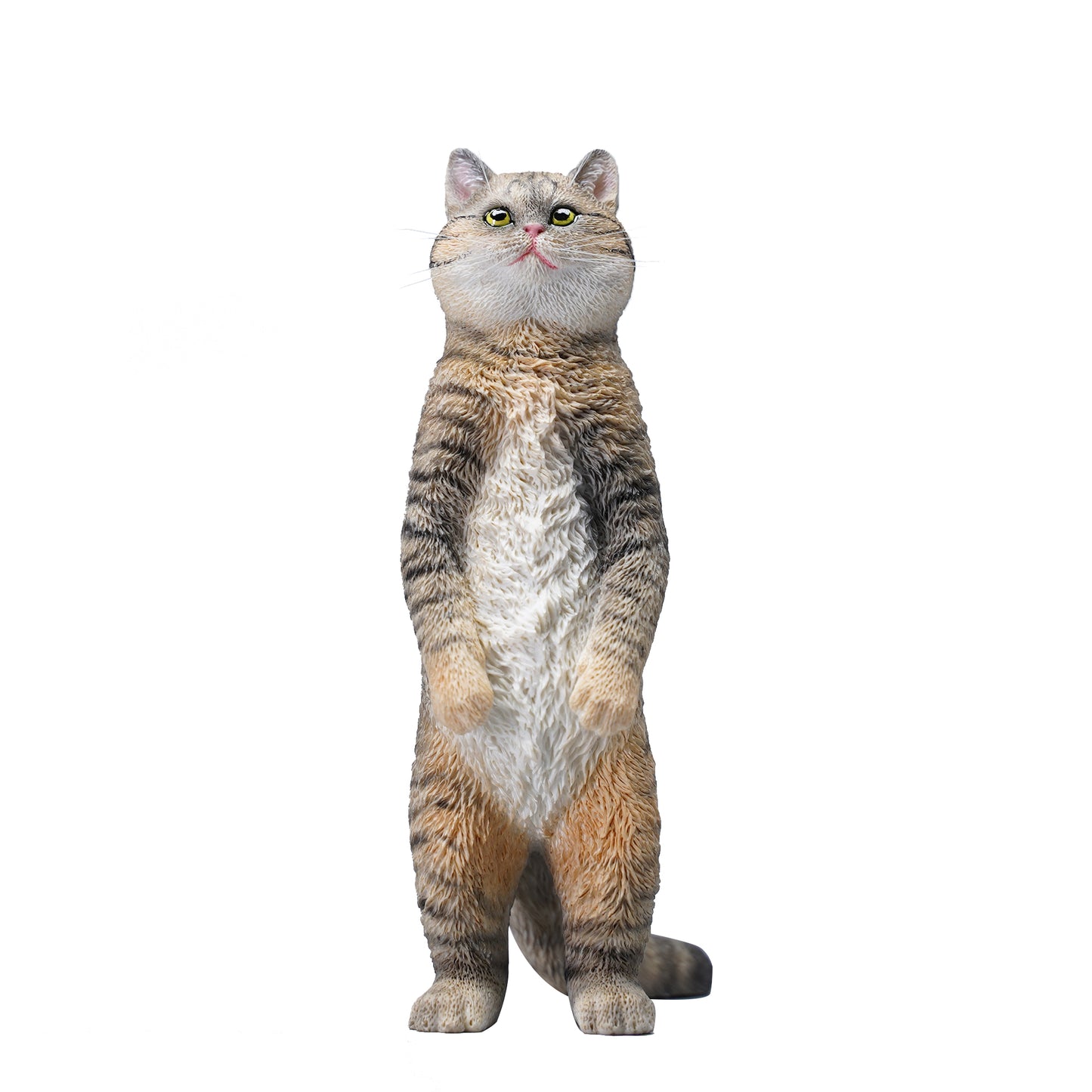 JXK084 Sitting cat figurine resin cat statue for coffee table decor gift for cat lovers