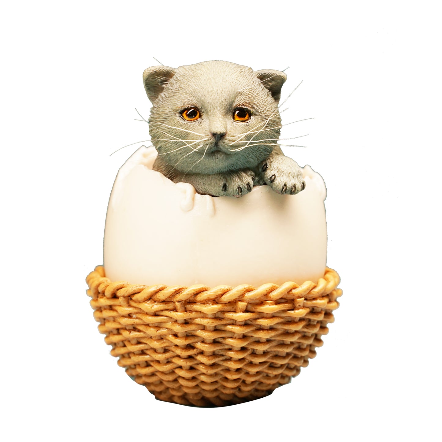 JXK065 newborn cat figurine resin cat statue for coffee table decor gifts for cat lovers