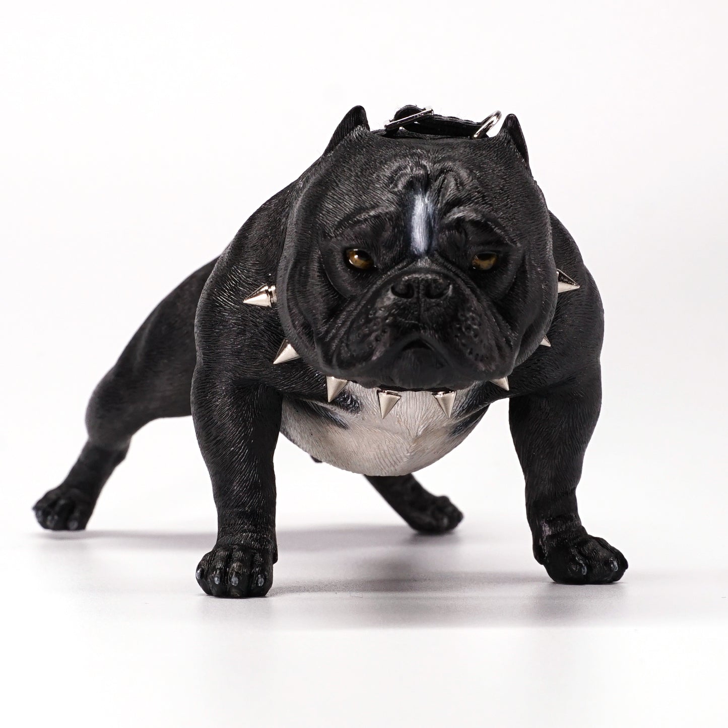 JXK034 American Bully Resin Dog Statue, Dog Figurine for Home Decor Gift for Dog Lovers