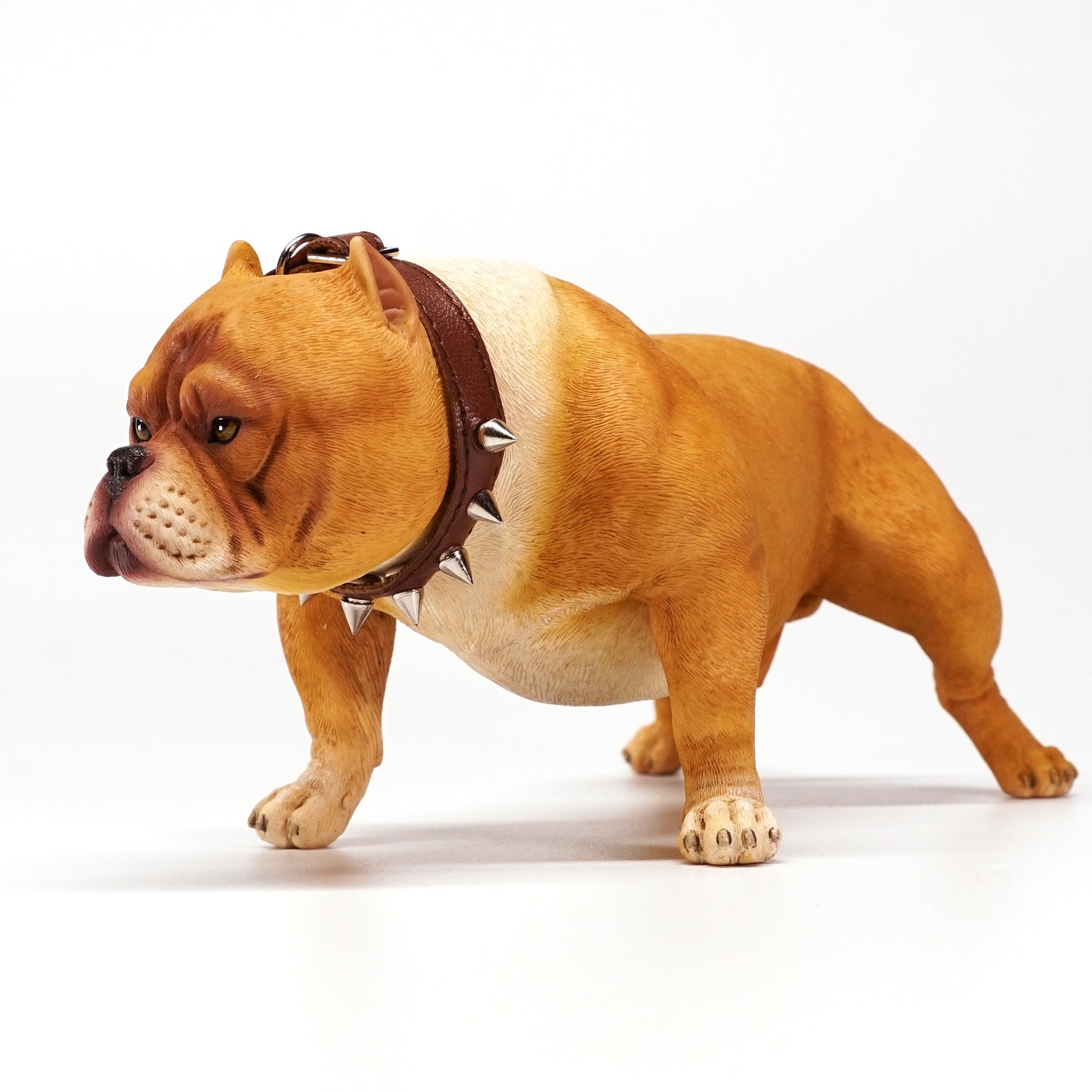 JXK034 American Bully Resin Dog Statue, Dog Figurine for Home Decor Gift for Dog Lovers