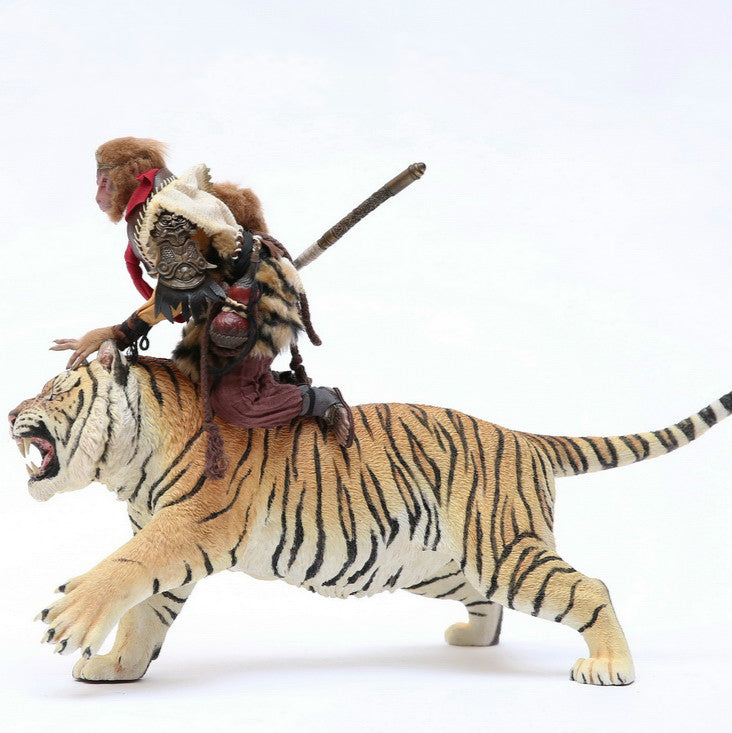 MRZ041 Resin Siberian Tiger Statue, Tiger Statues for Home Decor for Animal Lovers