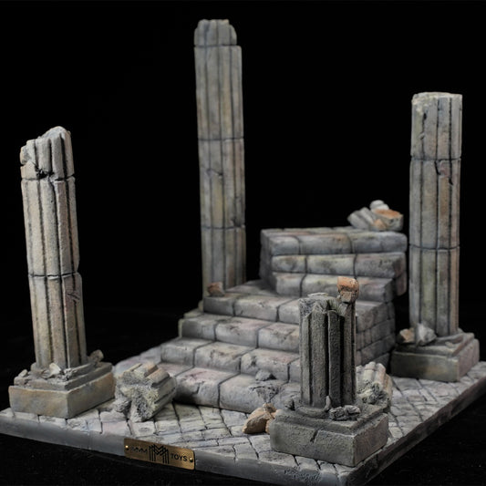 M2233 Diorama of ancient Greek ruins for action figure