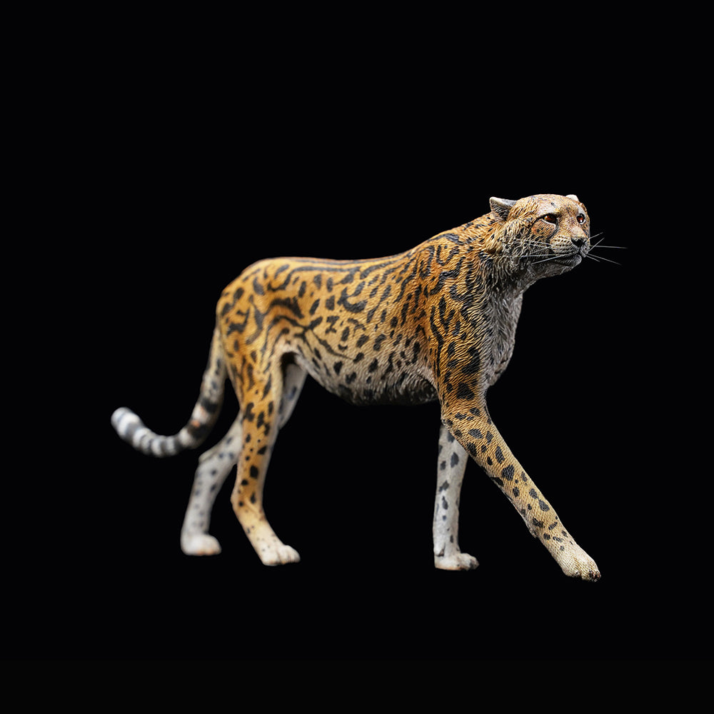 JXK116 Hunting Leopard Decorations, Leopard Statues for Animal Lovers