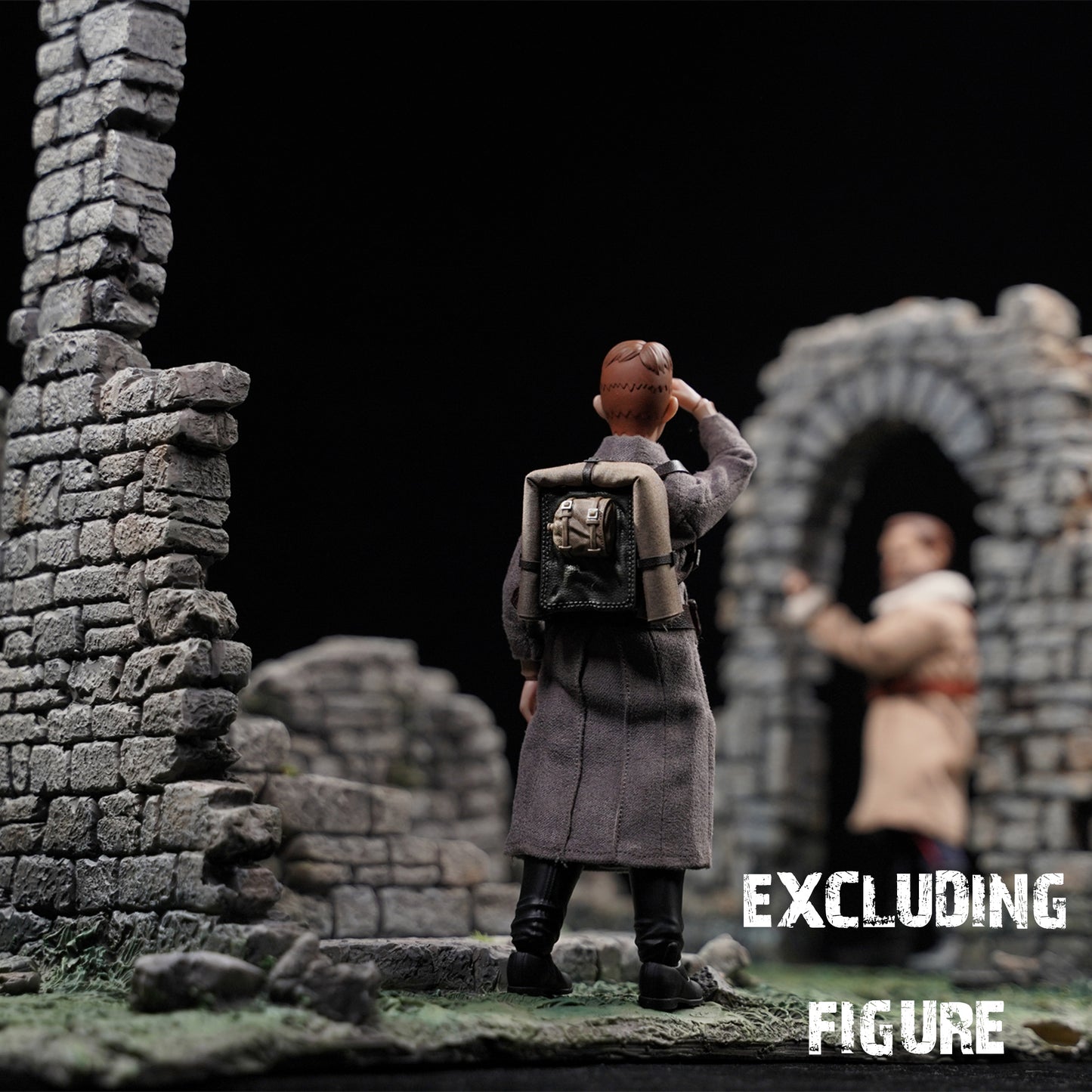 M2225 Scenes of medieval ruins for figure