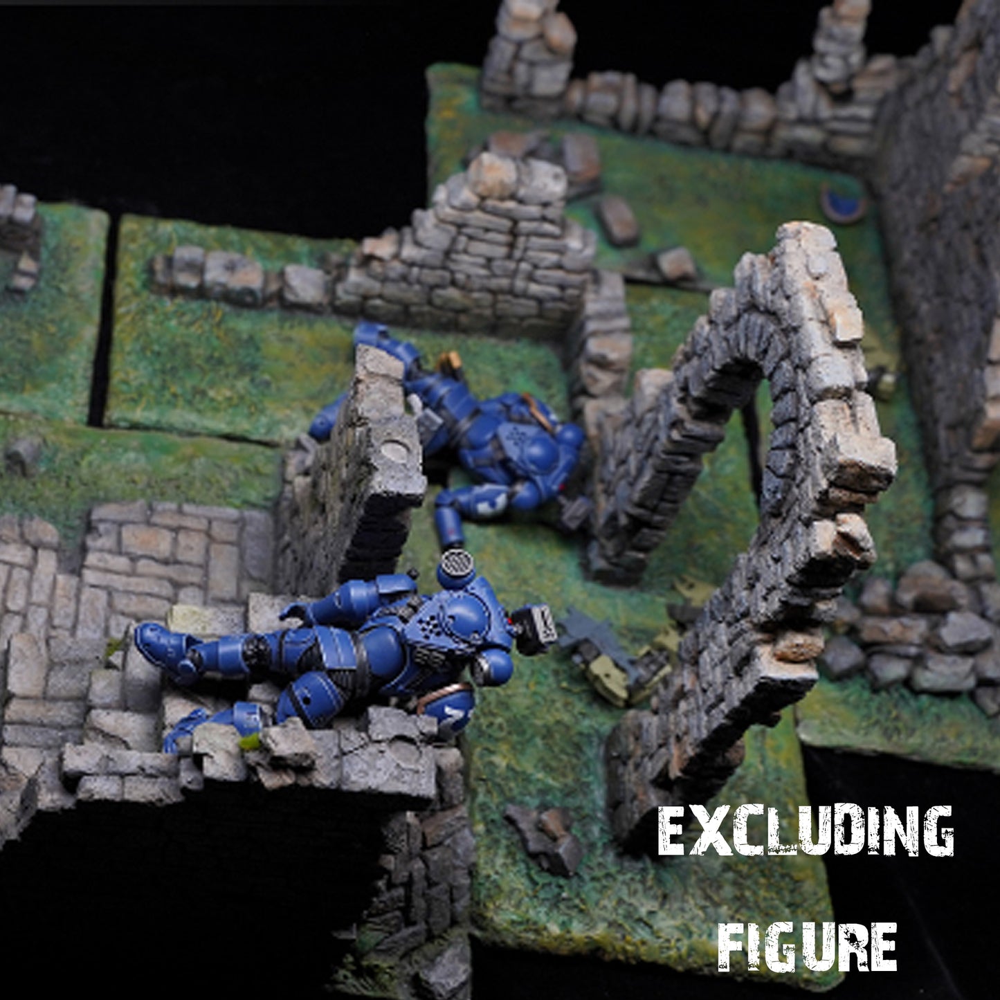 M2308 Scenes of medieval ruins for figure