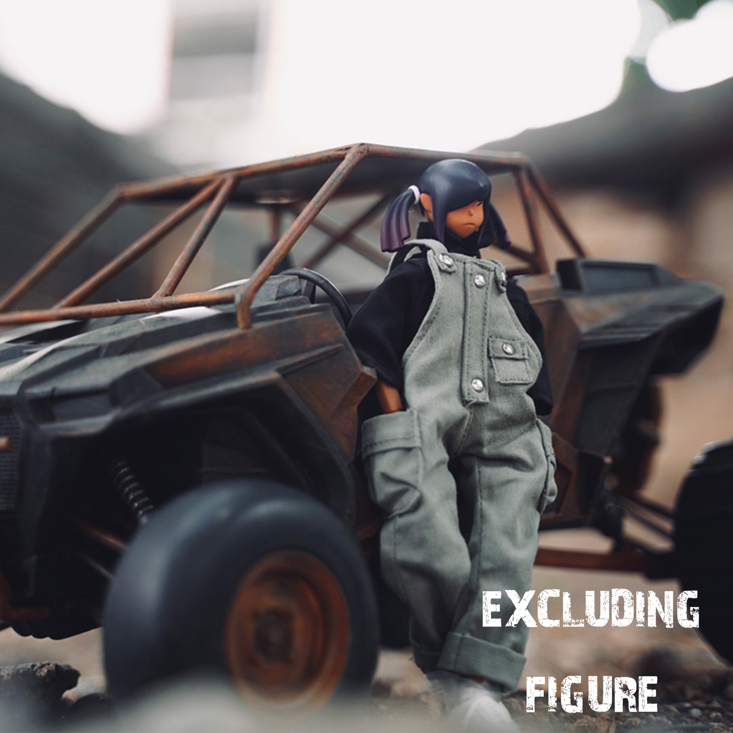 M2101 Sand buggy model creative scenes can be matched with the figure