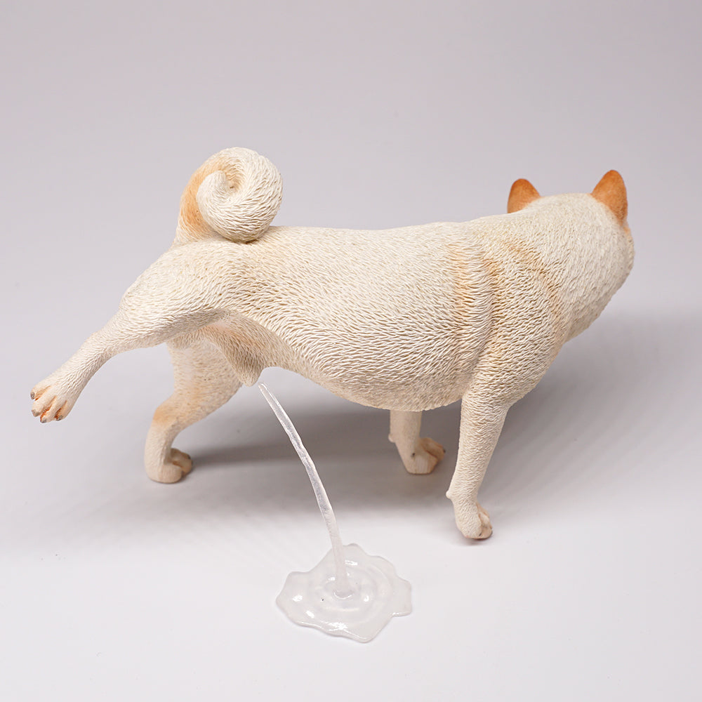 JXK054 Shiba Inu Resin Dog Statue, Home Decor Dog Figurine for Dog Lovers