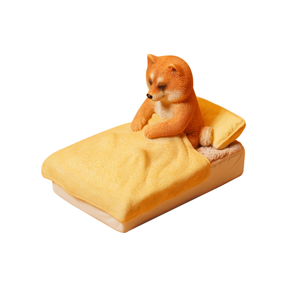 JS2200 Shiba Inu Resin Dog Decor, Home Decor Magnetic Dog Figurines for Fridge Door