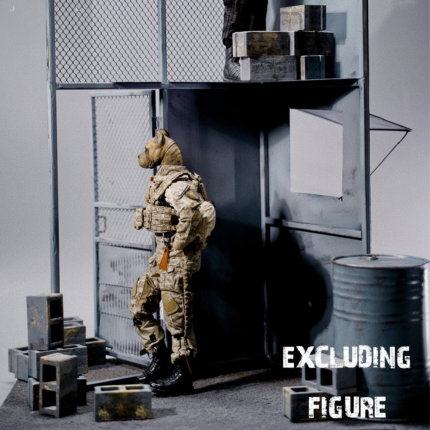 M2207 1/6 Iron sentry tower scene for figure