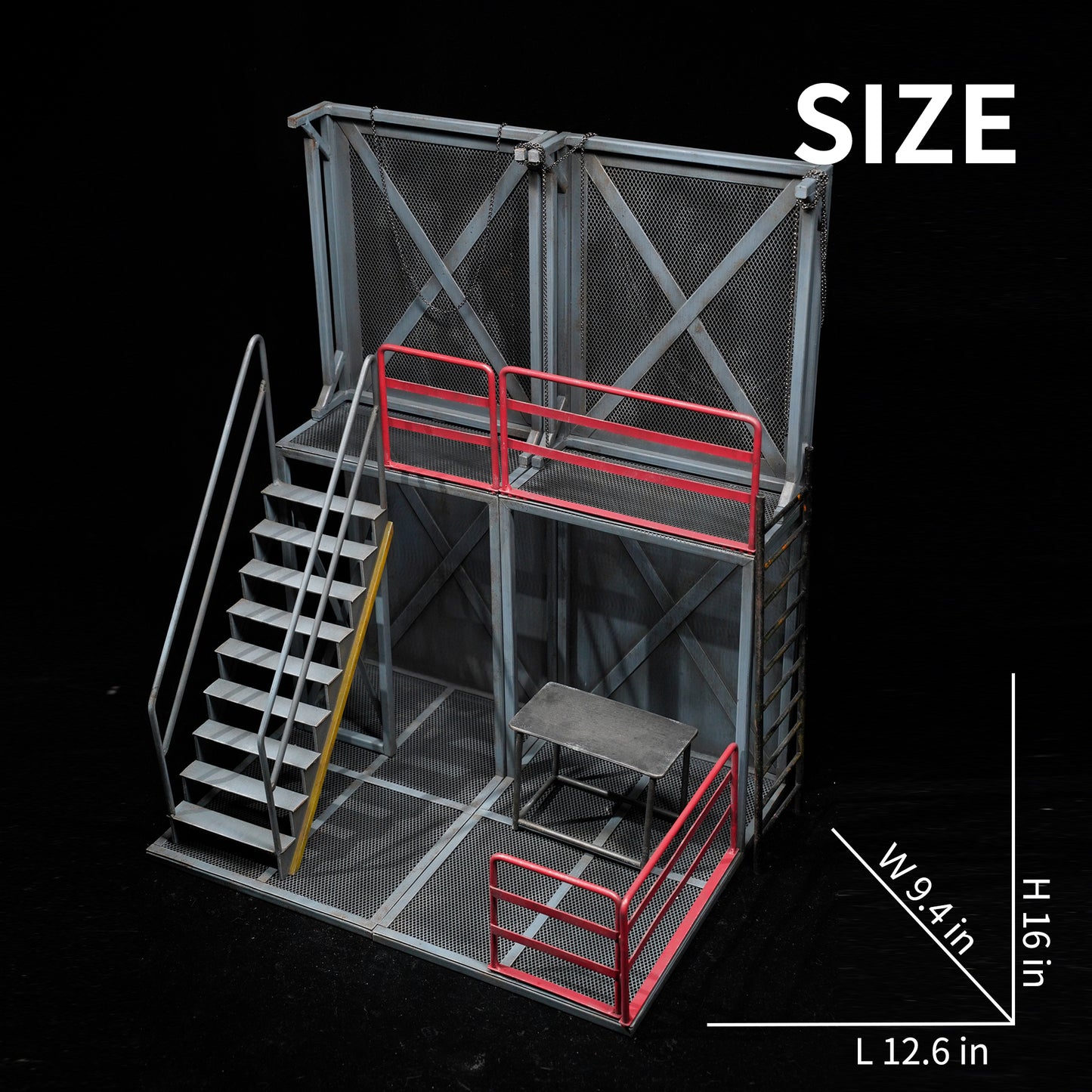 M2304 Iron sentinel station scale model for action figure