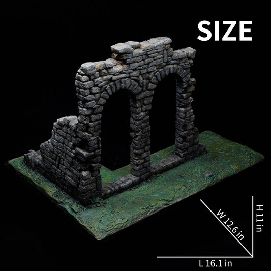 M2308 Scenes of medieval ruins for figure