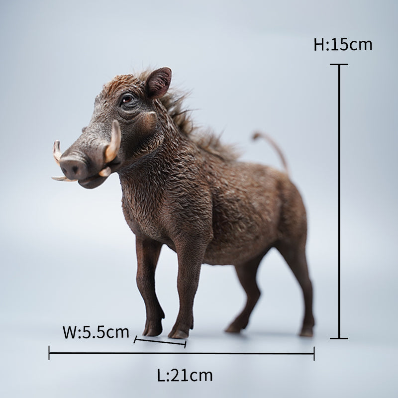 JXK080 Resin Warthogs Decor, Warthogs Statues for Animal Lovers