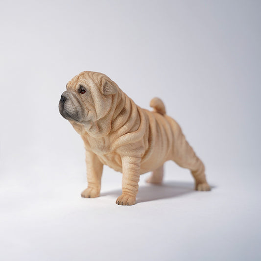 JXK101 Shar-Pei dog Figurine in a bag Dog Decorations for Dog Lovers