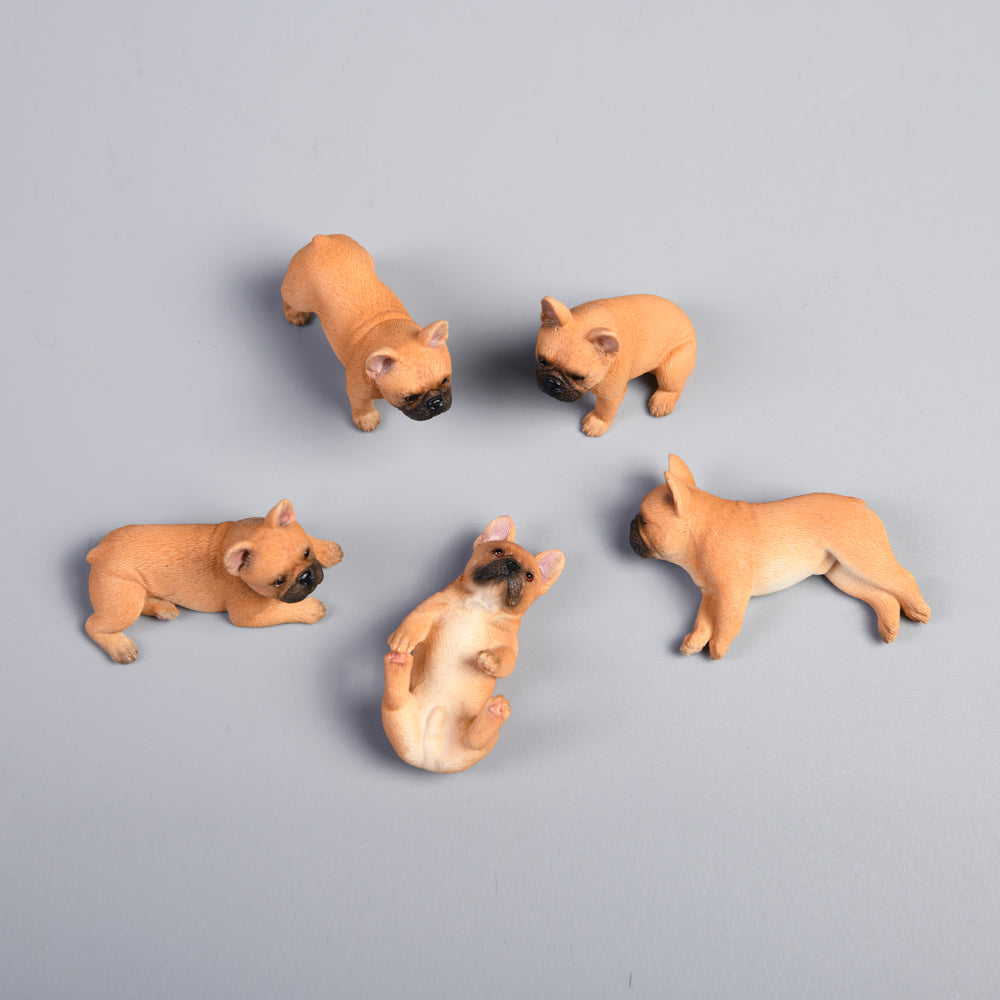 JXK058 French bulldogs with different appearance mini dog decor for dog lovers