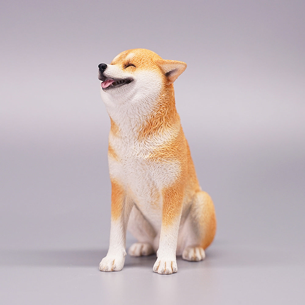 JXK074 Shiba Inu Dog Statue, Dog Figurine Gift for Shiba Inu Lover