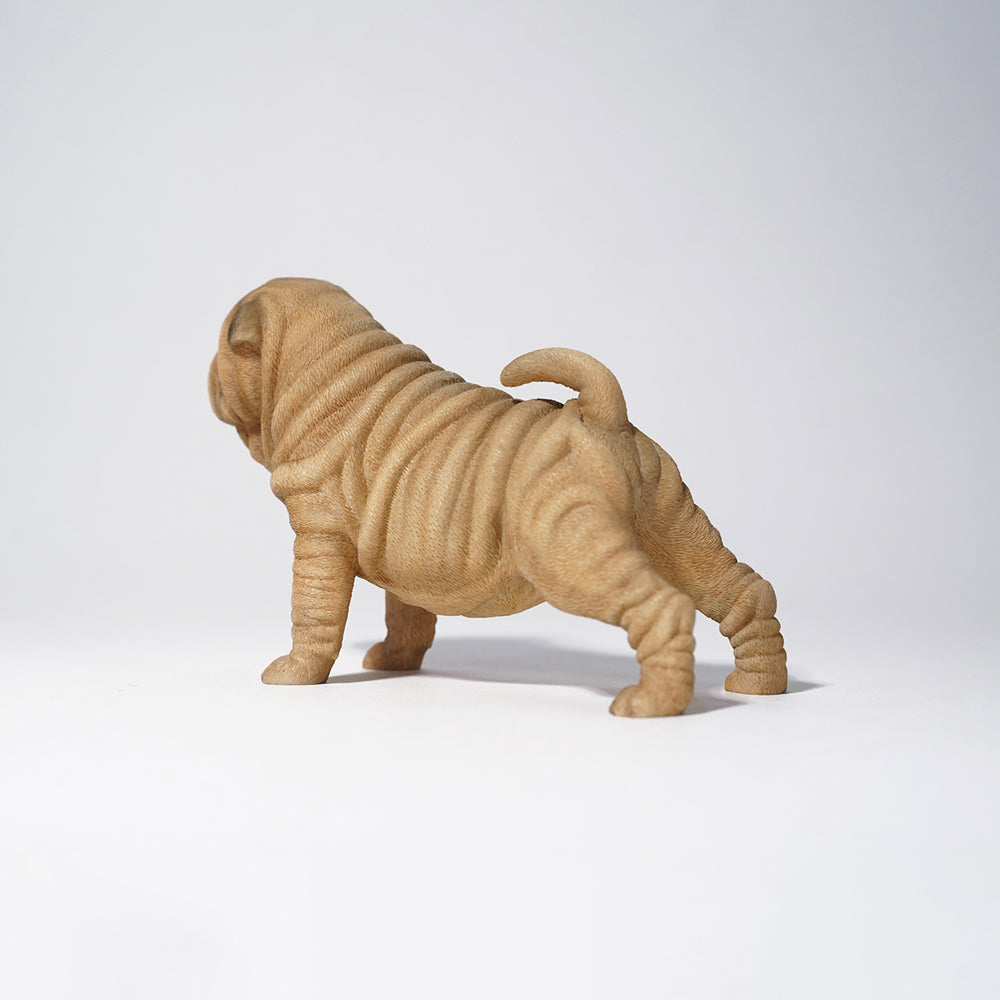 JXK101 Shar-Pei dog Figurine in a bag Dog Decorations for Dog Lovers