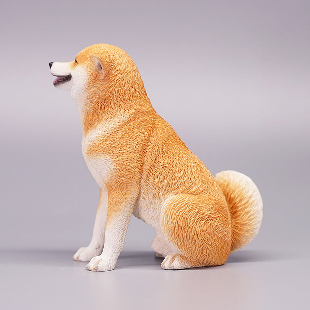 JXK074 Shiba Inu Dog Statue, Dog Figurine Gift for Shiba Inu Lover