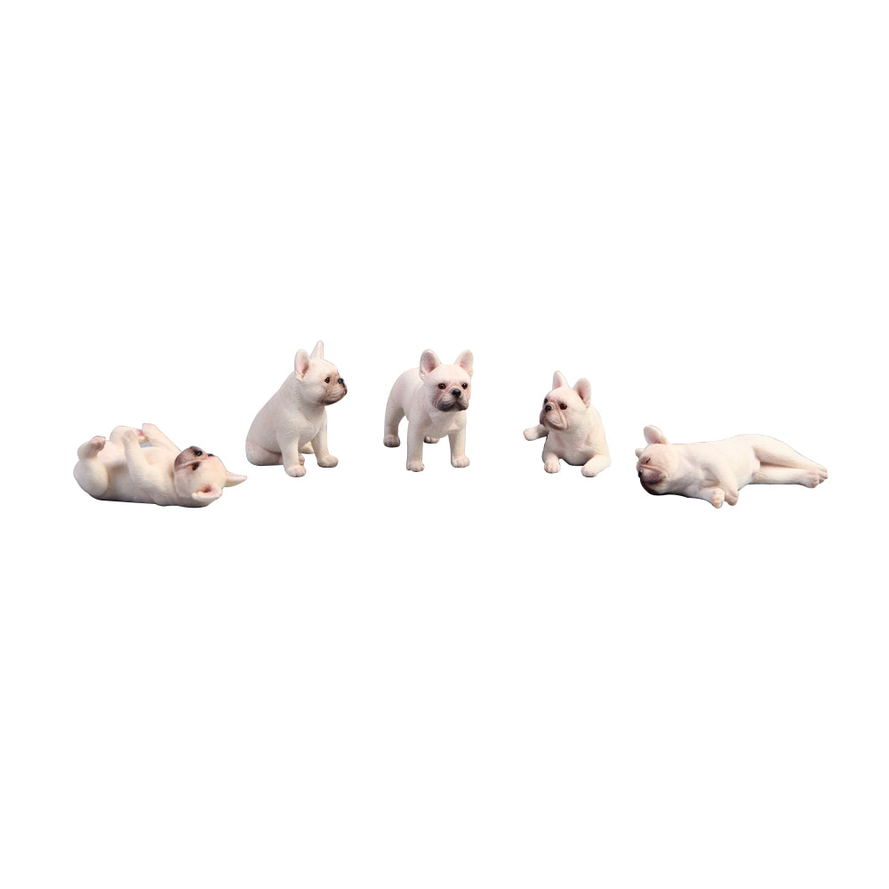 JXK058 French bulldogs with different appearance mini dog decor for dog lovers