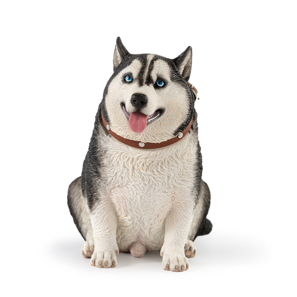 JXK092 Chubby Husky Dog Decorations for Dog Lovers