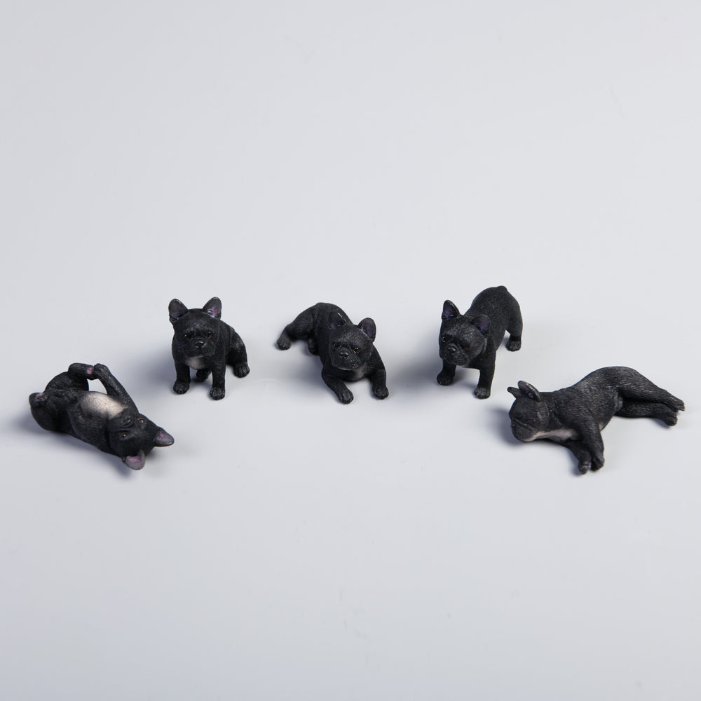 JXK058 French bulldogs with different appearance mini dog decor for dog lovers