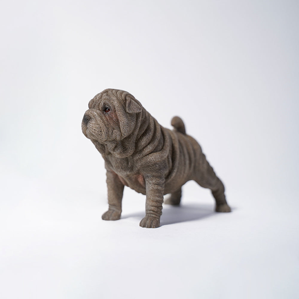 JXK101 Shar-Pei dog Figurine in a bag Dog Decorations for Dog Lovers