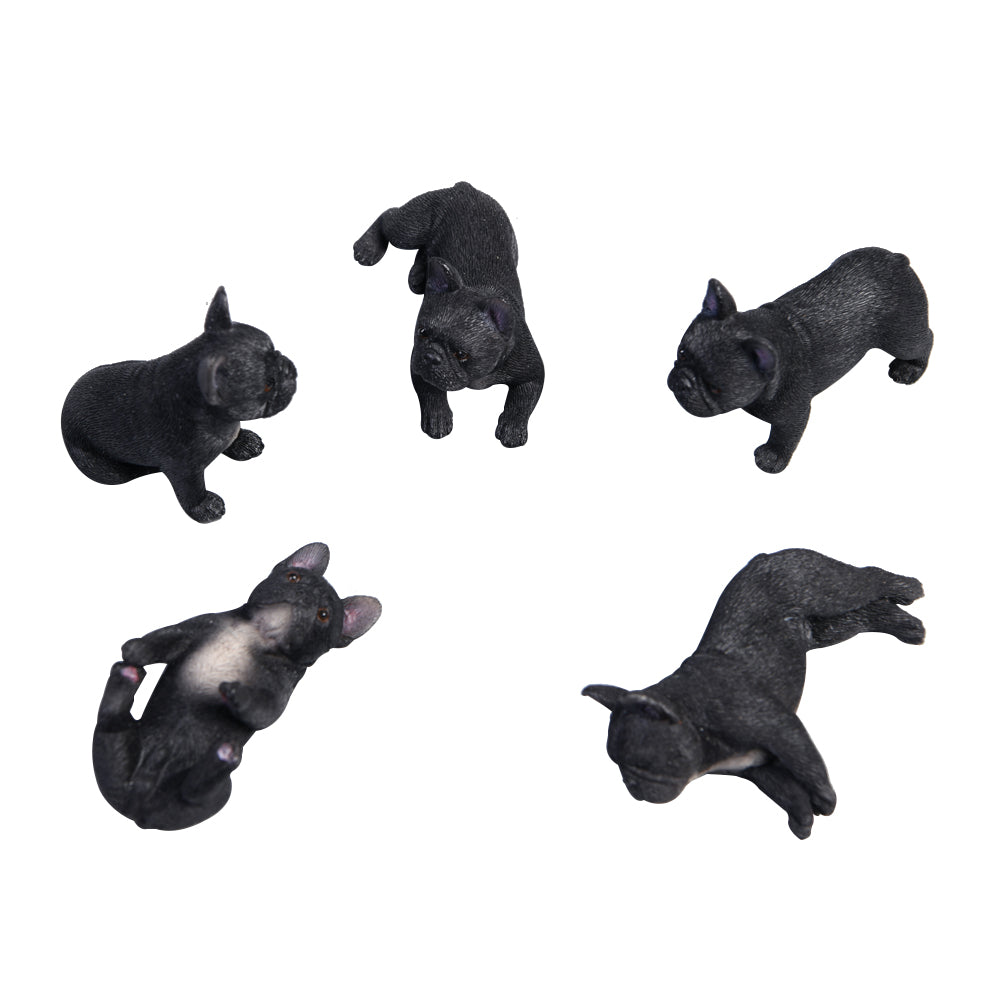 JXK058 French bulldogs with different appearance mini dog decor for dog lovers