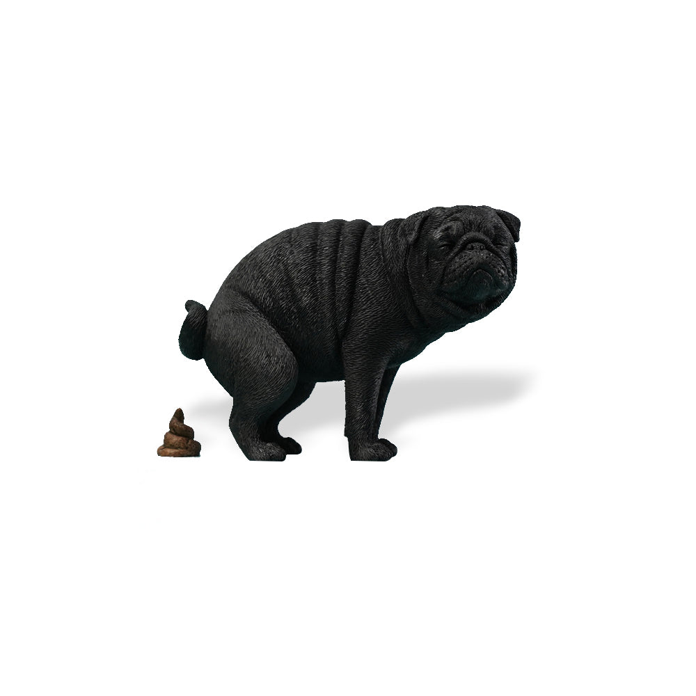 JXK122 Pug puppy pooping Dog Decorations for Dog Lovers