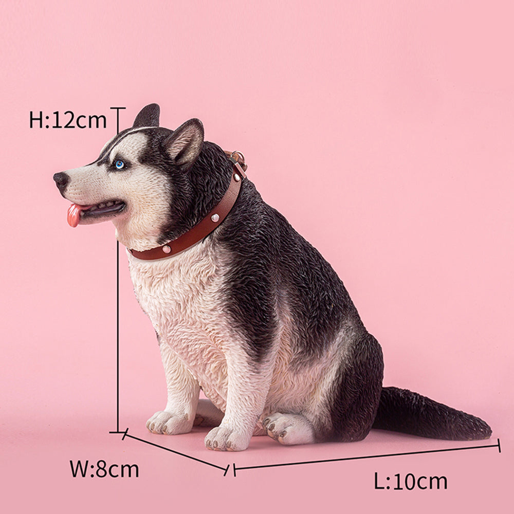 JXK092 Chubby Husky Dog Decorations for Dog Lovers