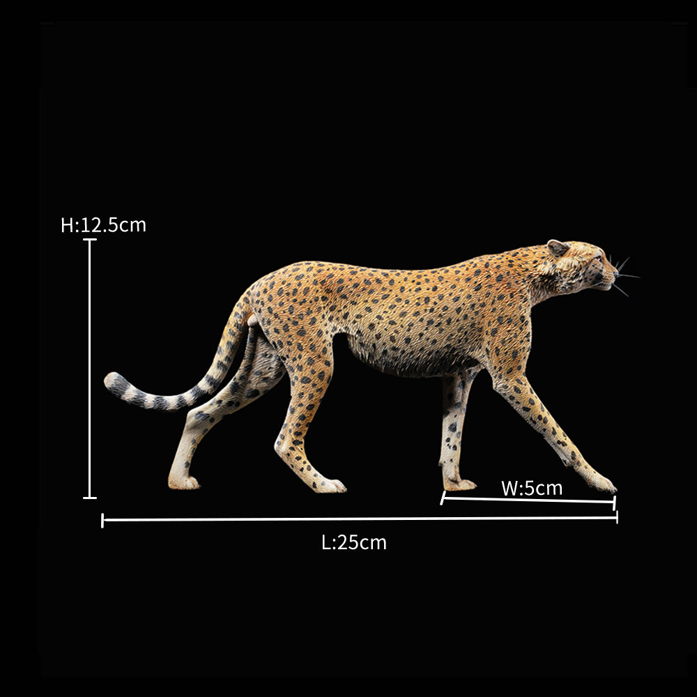 JXK115 Hunting Leopard statue, Leopard Statues for Home Decor for Animal Lovers