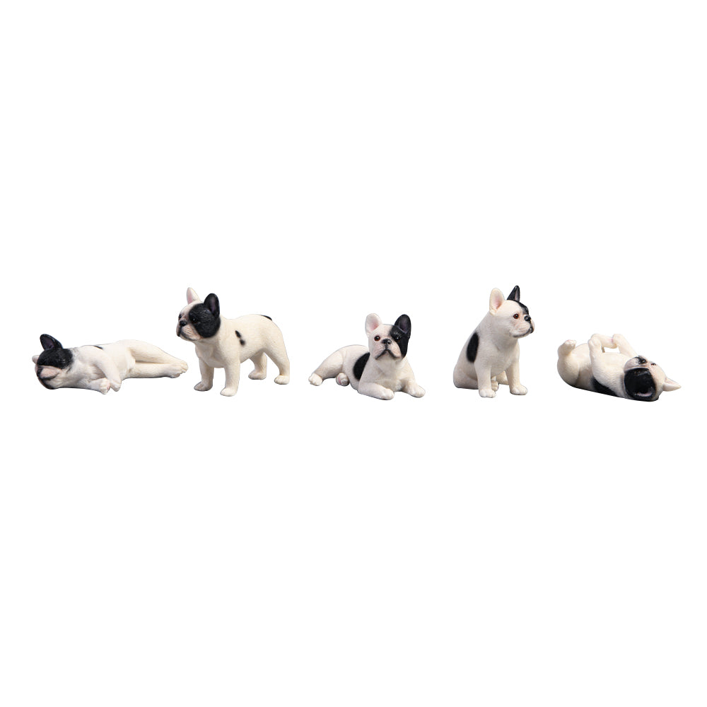 JXK058 French bulldogs with different appearance mini dog decor for dog lovers