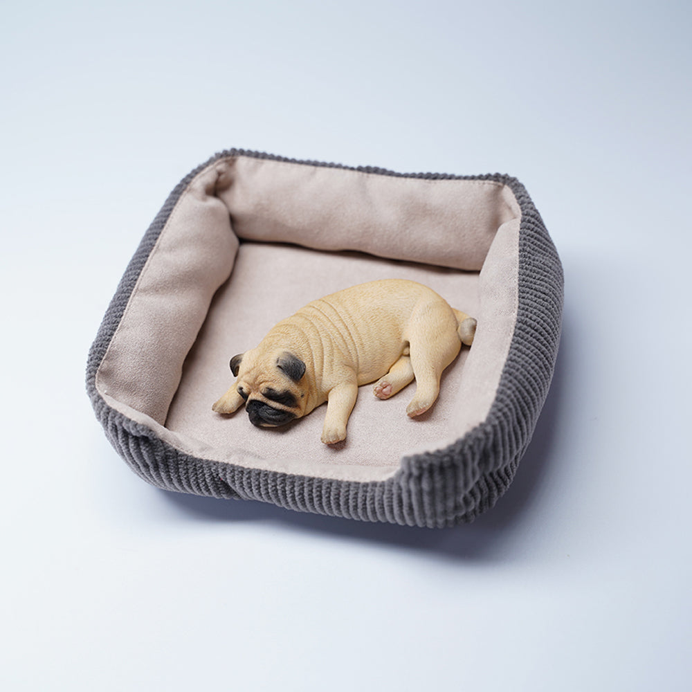 JXK085 Pug puppy sleeping on its back, Gift for Dog Lover